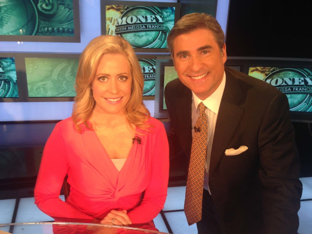 Melissa Francis and Dan