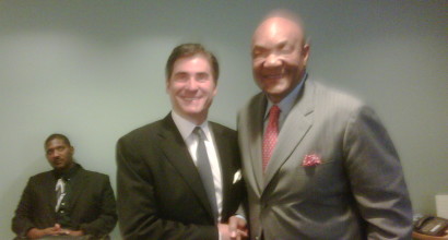 with George Foreman